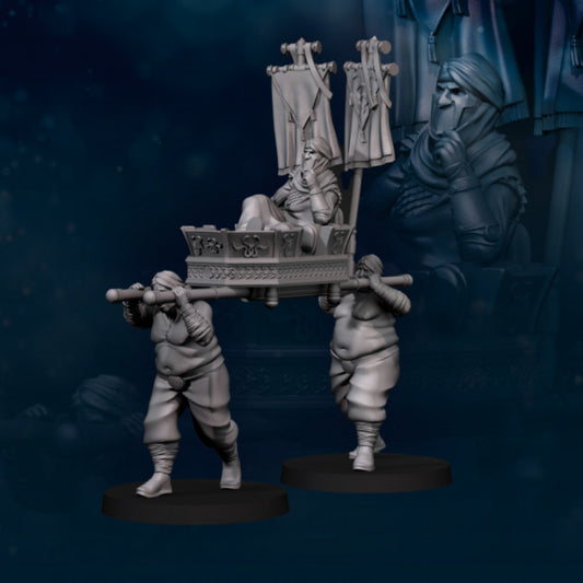 Mercenary Snake King on Palanquin