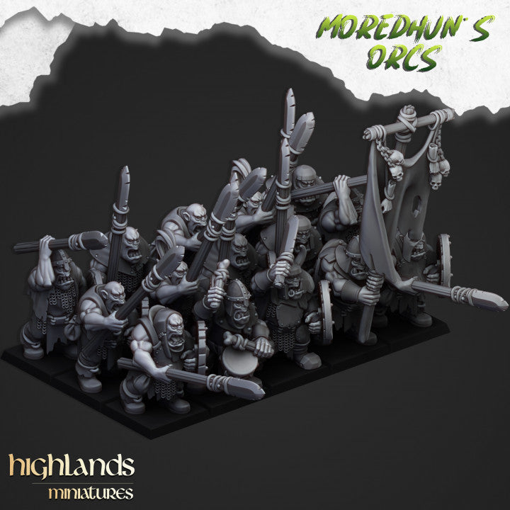 Orc Warriors with Hand Weapons