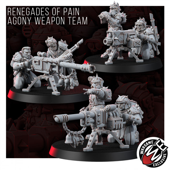 Renegades Of Pain Agony Weapon Teams