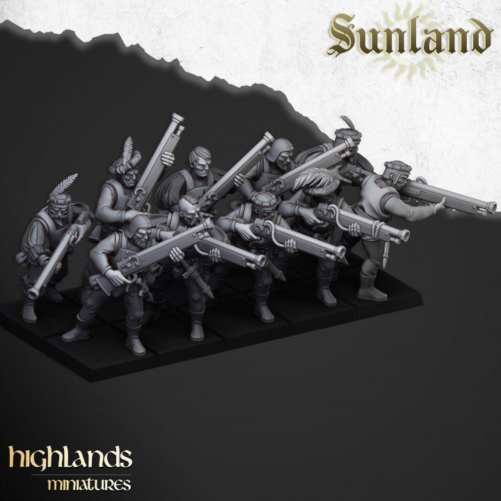 Sunland Arquebusiers and Crossbowmen