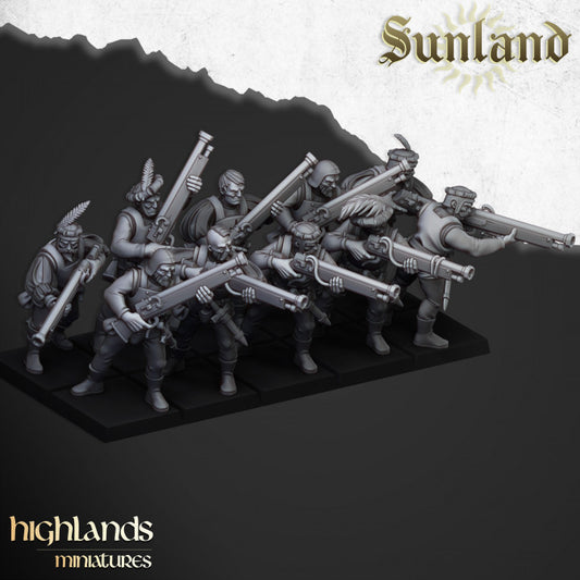 Sunland Arquebusiers and Crossbowmen