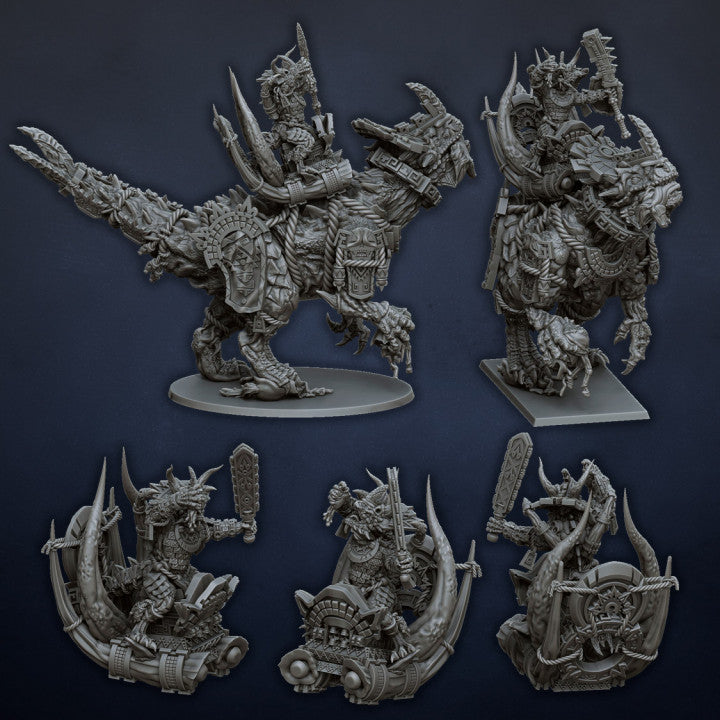 Saurian Warlord on Carnosaur