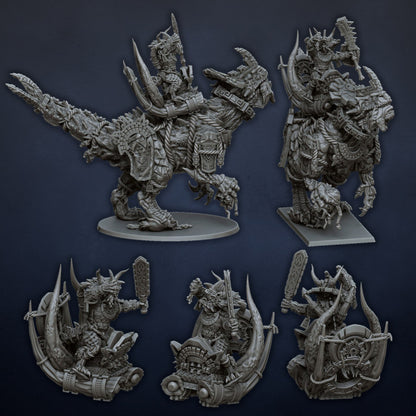 Saurian Warlord on Carnosaur