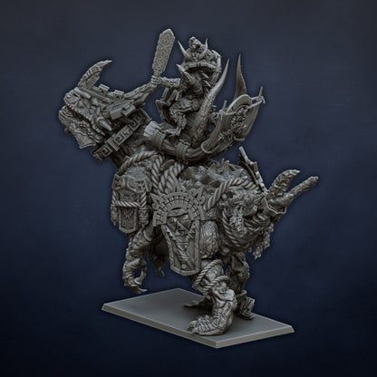 Saurian Warlord on Carnosaur