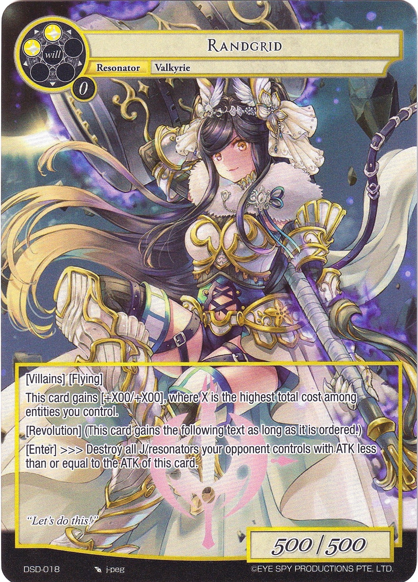 Randgrid (Full Art) (DSD-018) [Starter Deck: Villains]