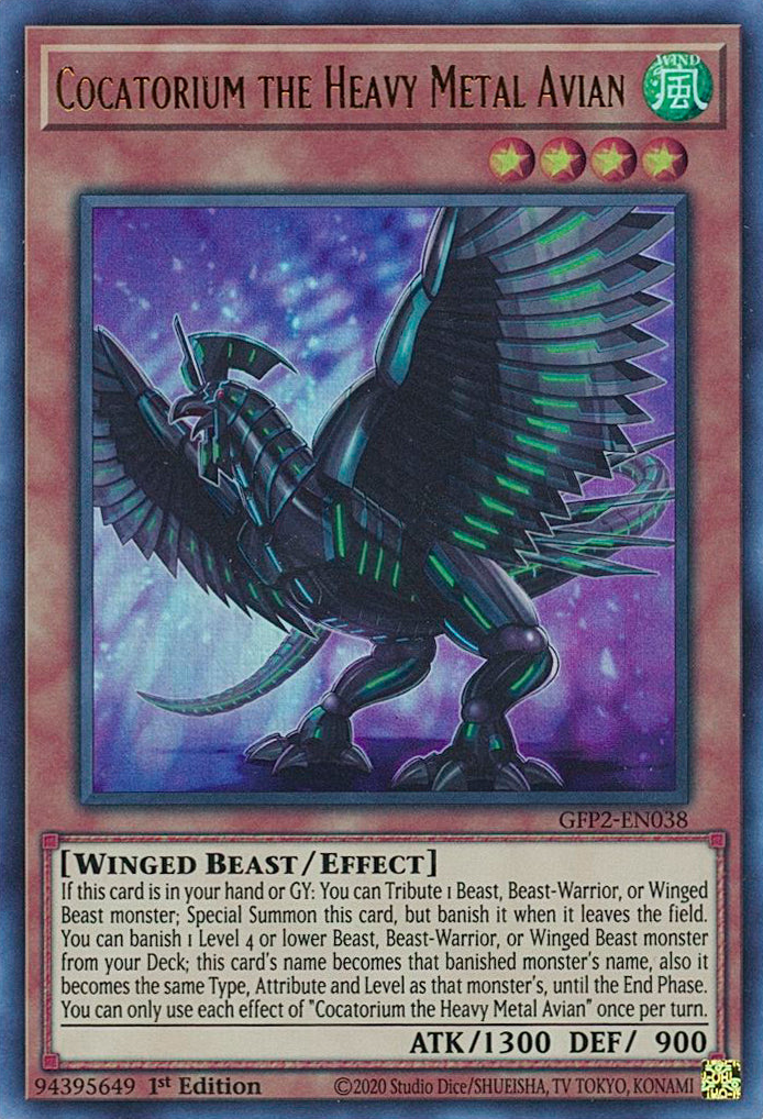 Cocatorium the Heavy Metal Avian [GFP2-EN038] Ultra Rare