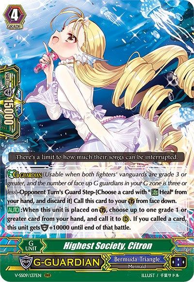 Highest Society, Citron (V-SS09/137EN) [Revival Selection]