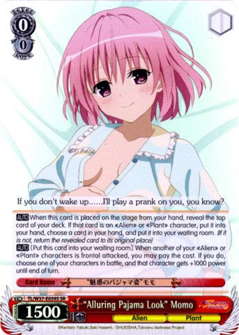 "Alluring Pajama Look" Momo (TL/W37-E059S SR) [To Loveru Darkness 2nd]