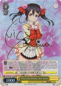 "That's Our Miracle" Nico Yazawa (LL/EN-W01-009SP SP) [Love Live! DX]