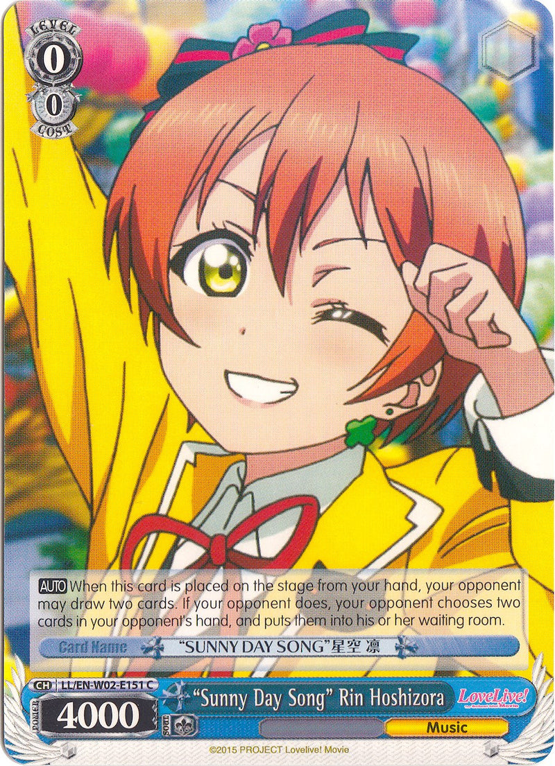 "Sunny Day Song" Rin Hoshizora (LL/EN-W02-E151 C) [Love Live! DX Vol.2]