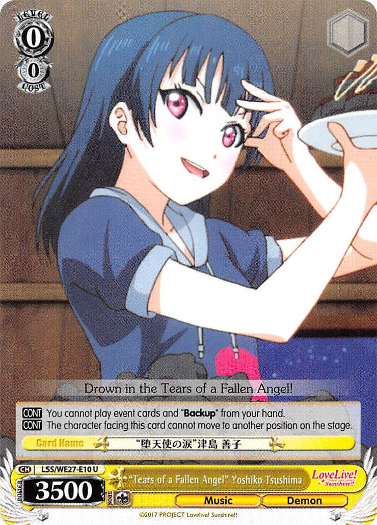 "Tears of a Fallen Angel" Yoshiko Tsushima (LSS/WE27-E10 U) [Love Live! Sunshine!! Extra Booster]