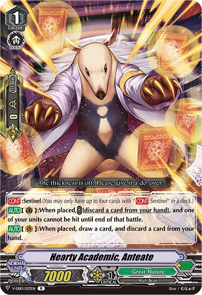 Hearty Academic, Anteate (V-EB10/027EN) [The Mysterious Fortune]