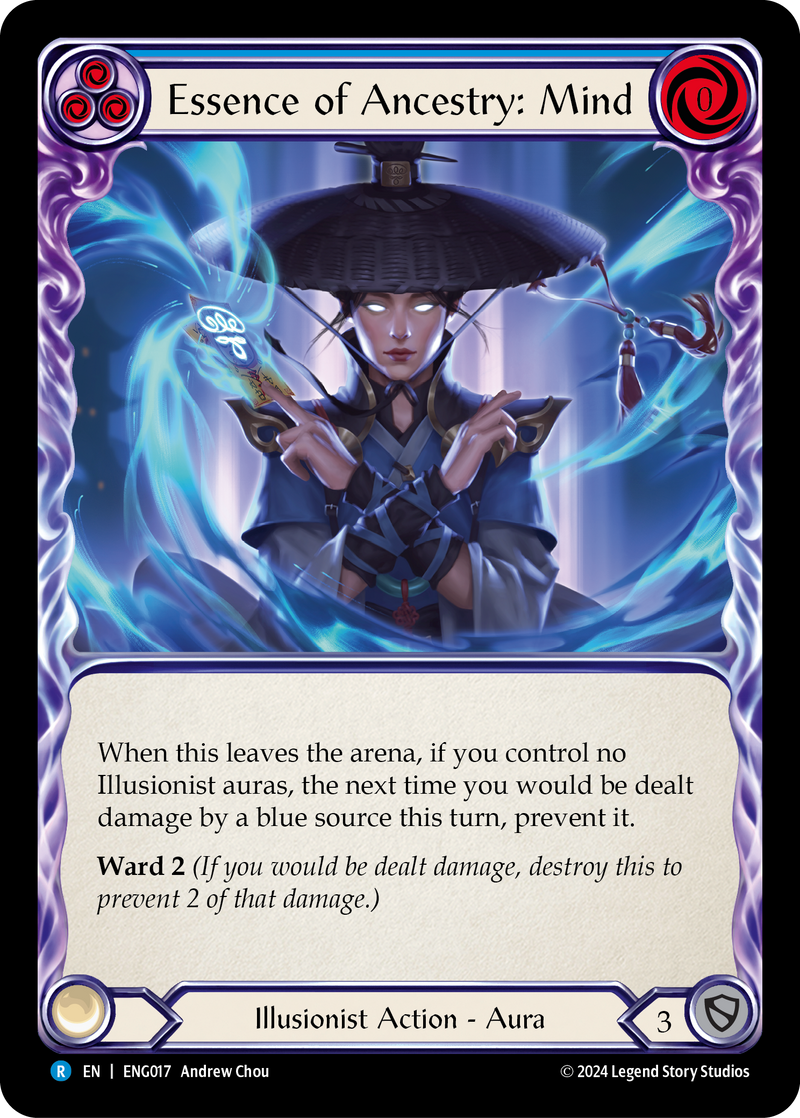 Essence of Ancestry: Mind [ENG017] (Part the Mistveil Enigma Blitz Deck)