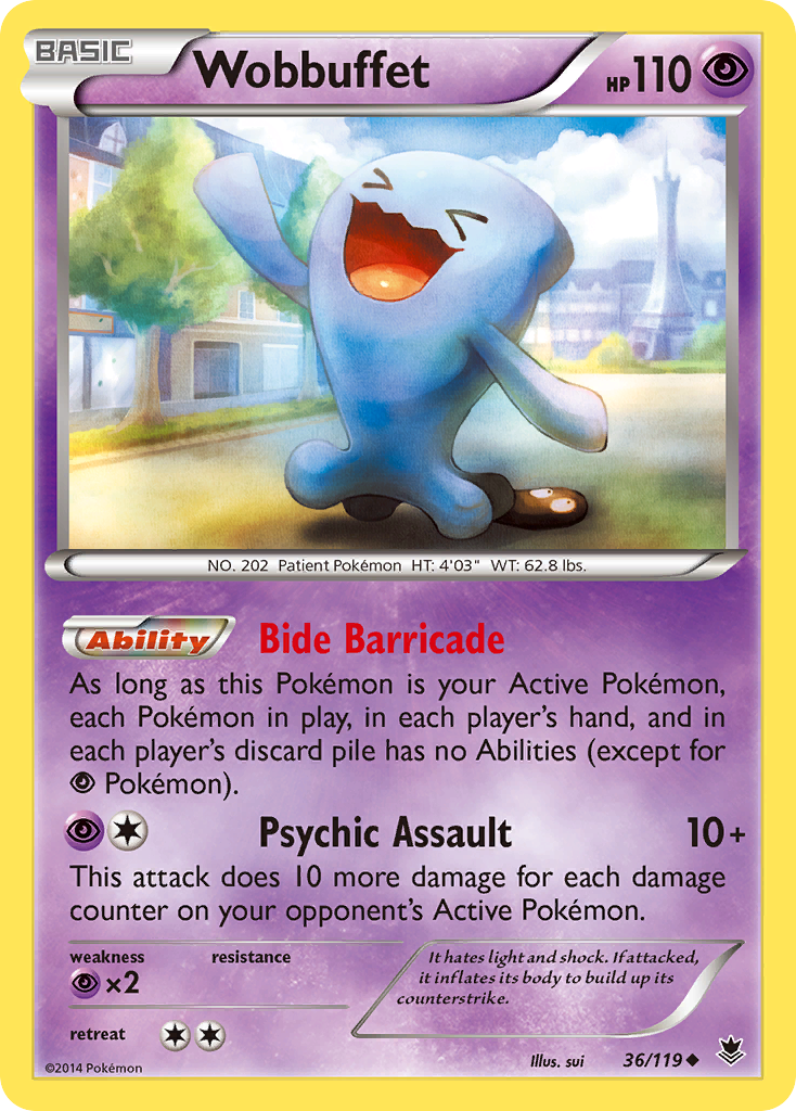 Wobbuffet (36/119) [XY: Phantom Forces]