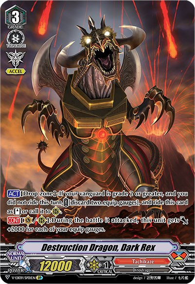 Destruction Dragon, Dark Rex (V-EB09/SP01EN) [The Raging Tactics]