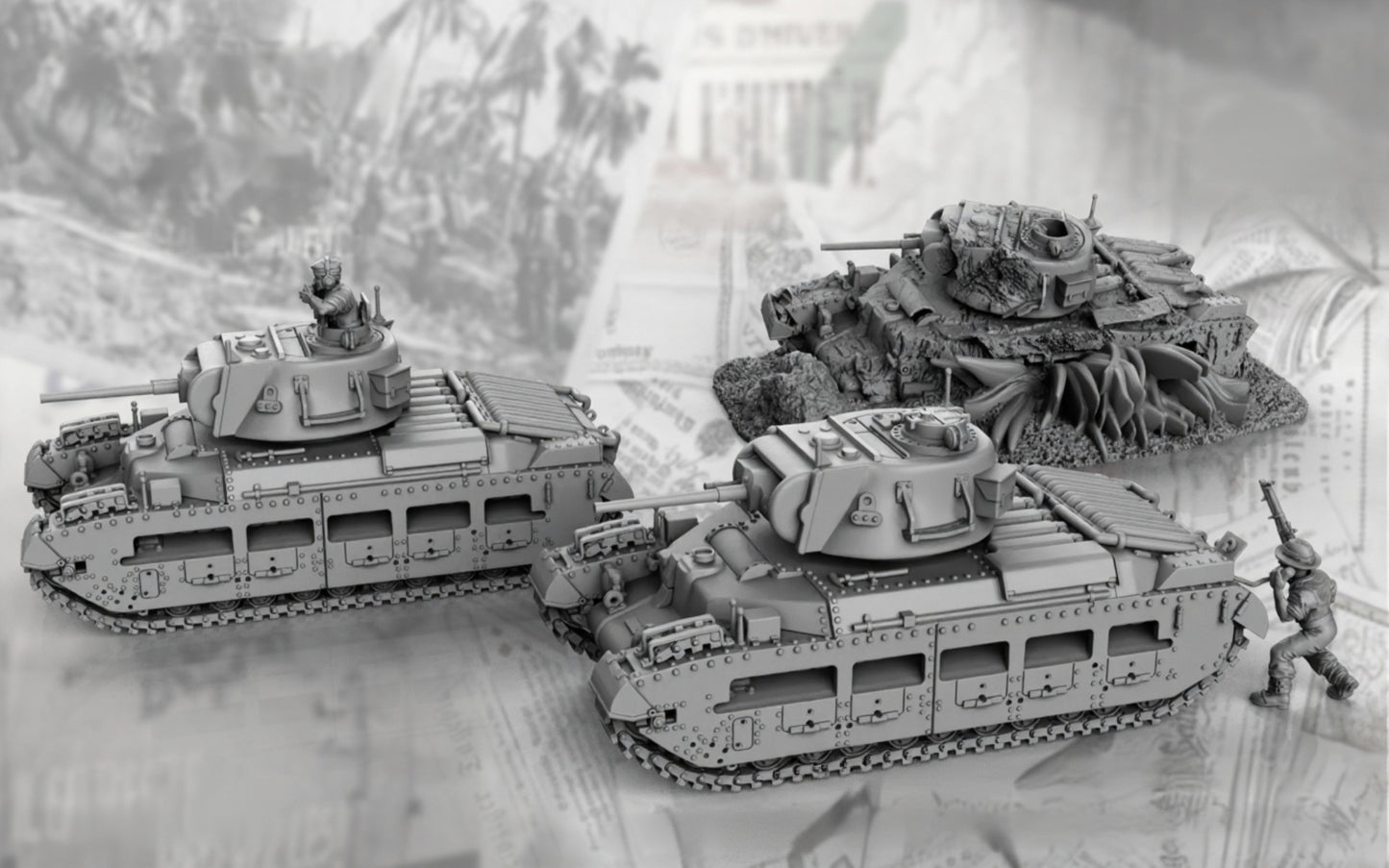 WWII Australian Matilda II Tank