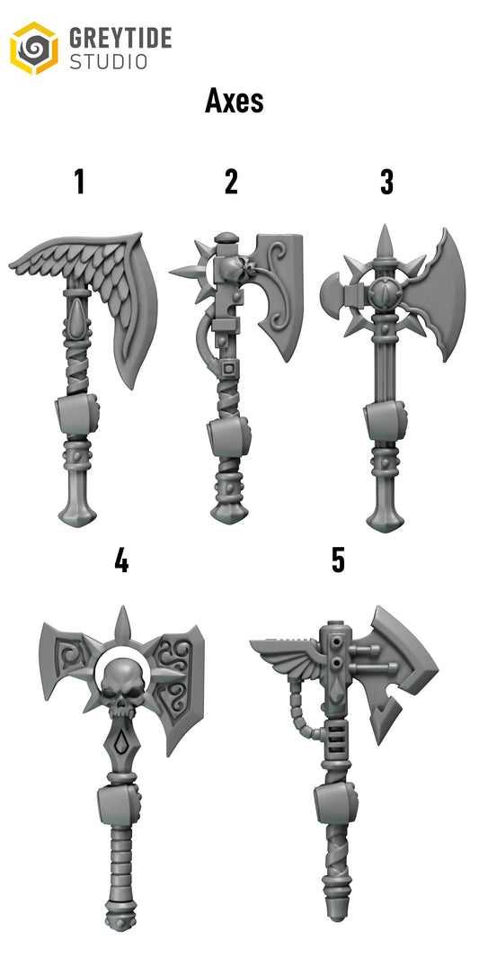 Crimson Lords Axes