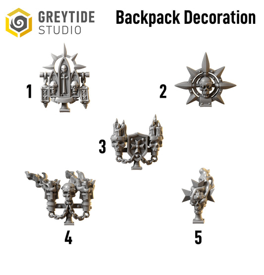 Eternal Pilgrims Termi 2.0 Backpack Decorations