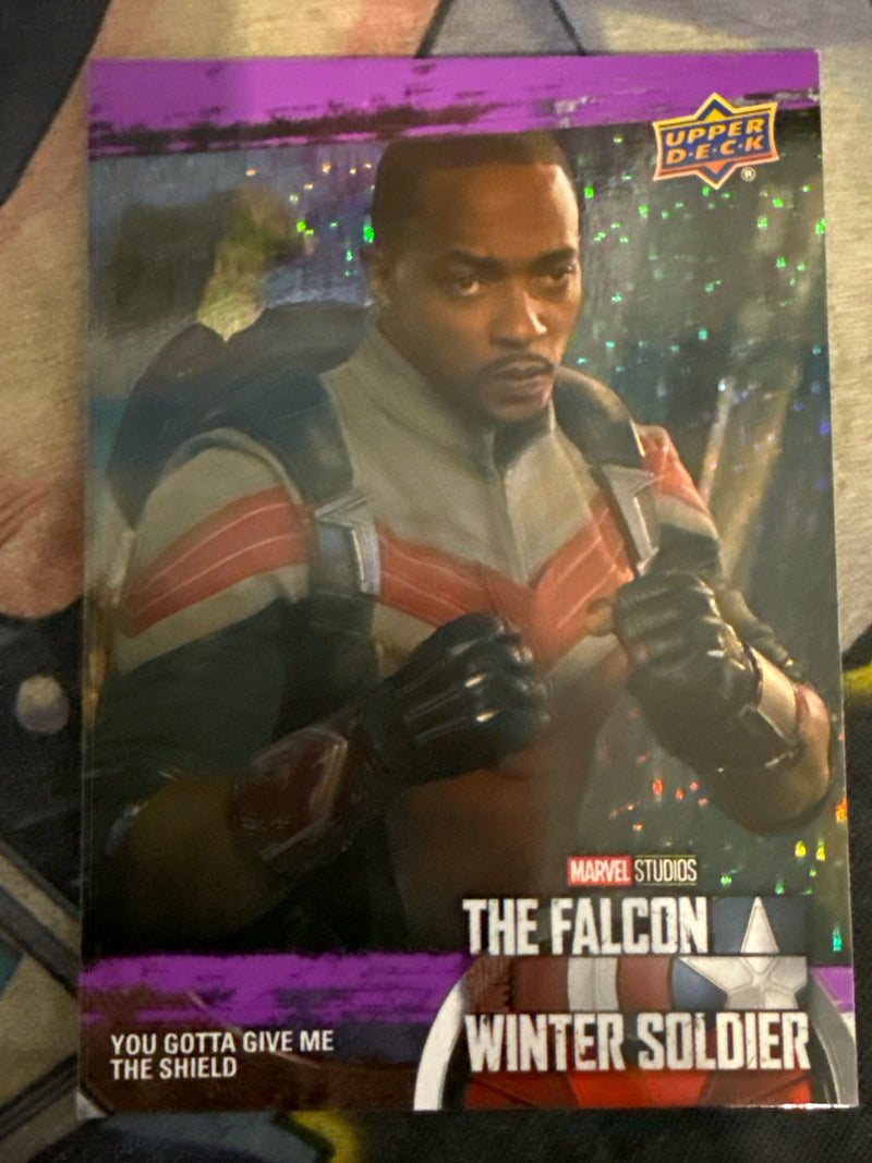 Marvel Falcon And Winter Soldier - Purple Zemo - You Gotta Give Me The Shield -