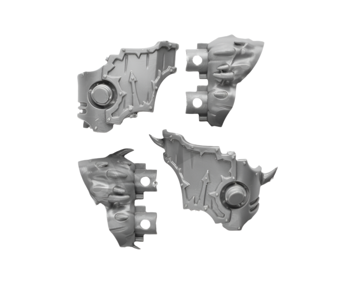 Chaos Space Marines Helbrute Heavy Bolters (4)