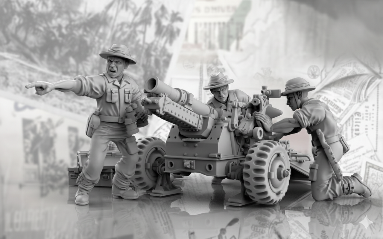 WWII Australian 25 PDR Short Cannon