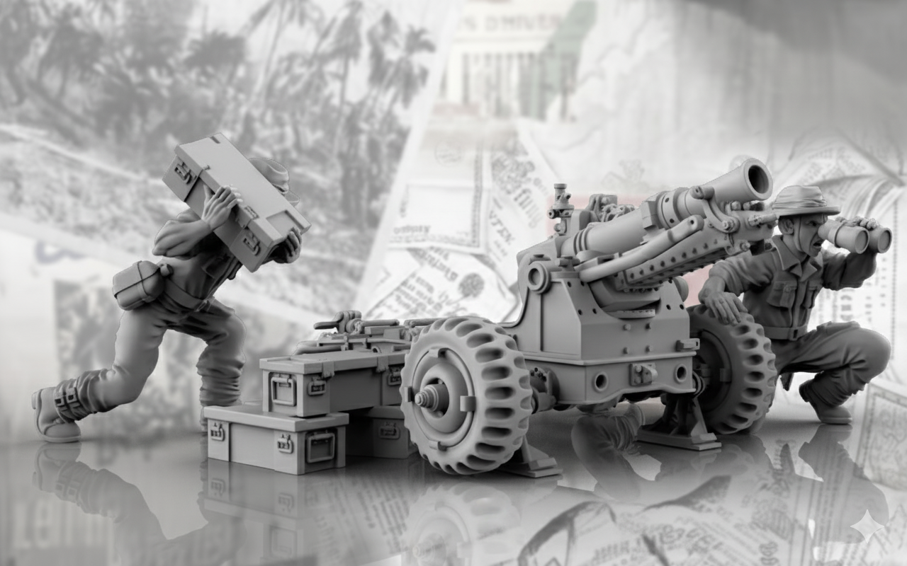 WWII Australian 25 PDR Short Cannon