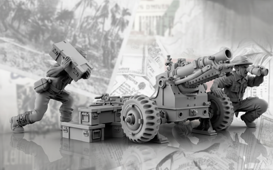 WWII Australian 25 PDR Short Cannon