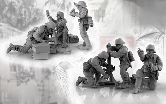 WWII Luftwaffe Mortar teams
