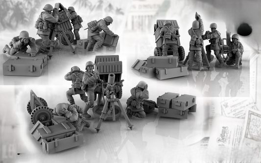 WWII Luftwaffe Mortar teams