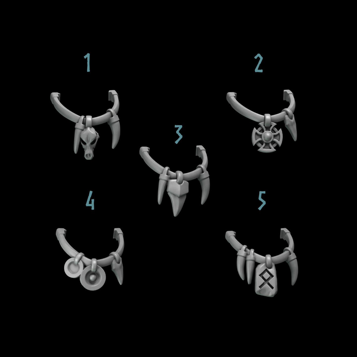Primal Hounds Greave Decorations