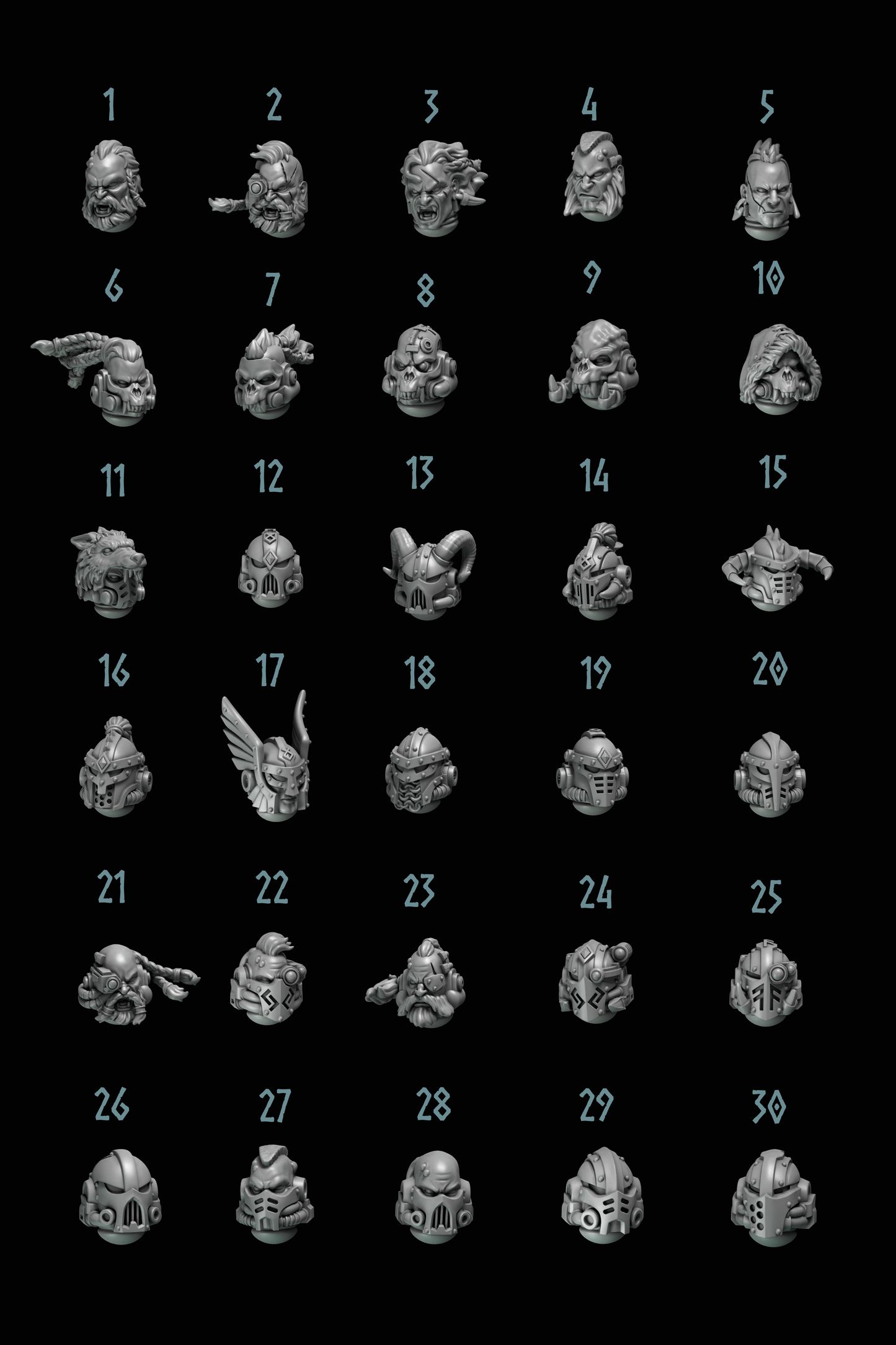 Primal Hounds Heads