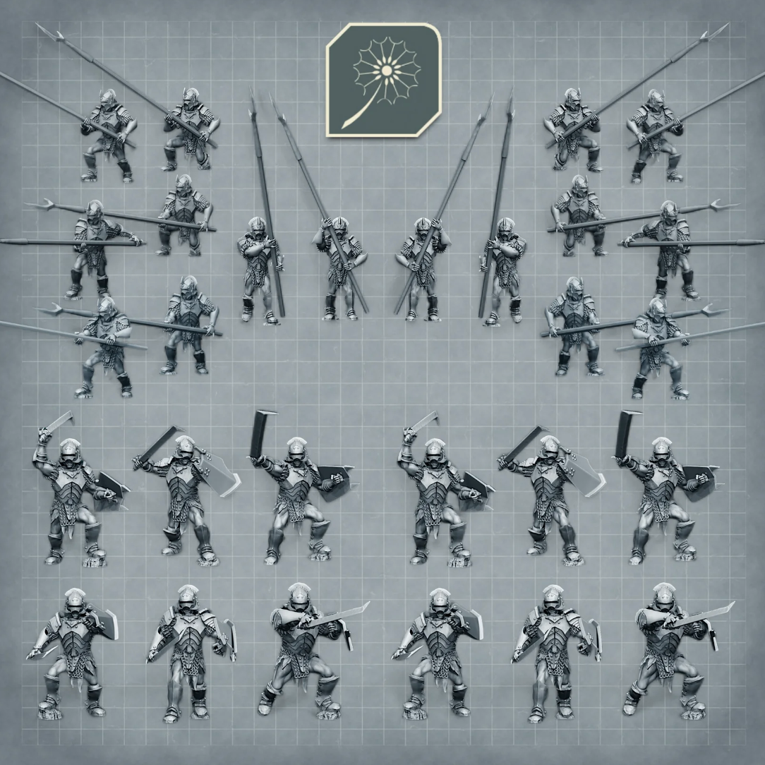 Half Orc of Forked Fortress - Warrior Pack