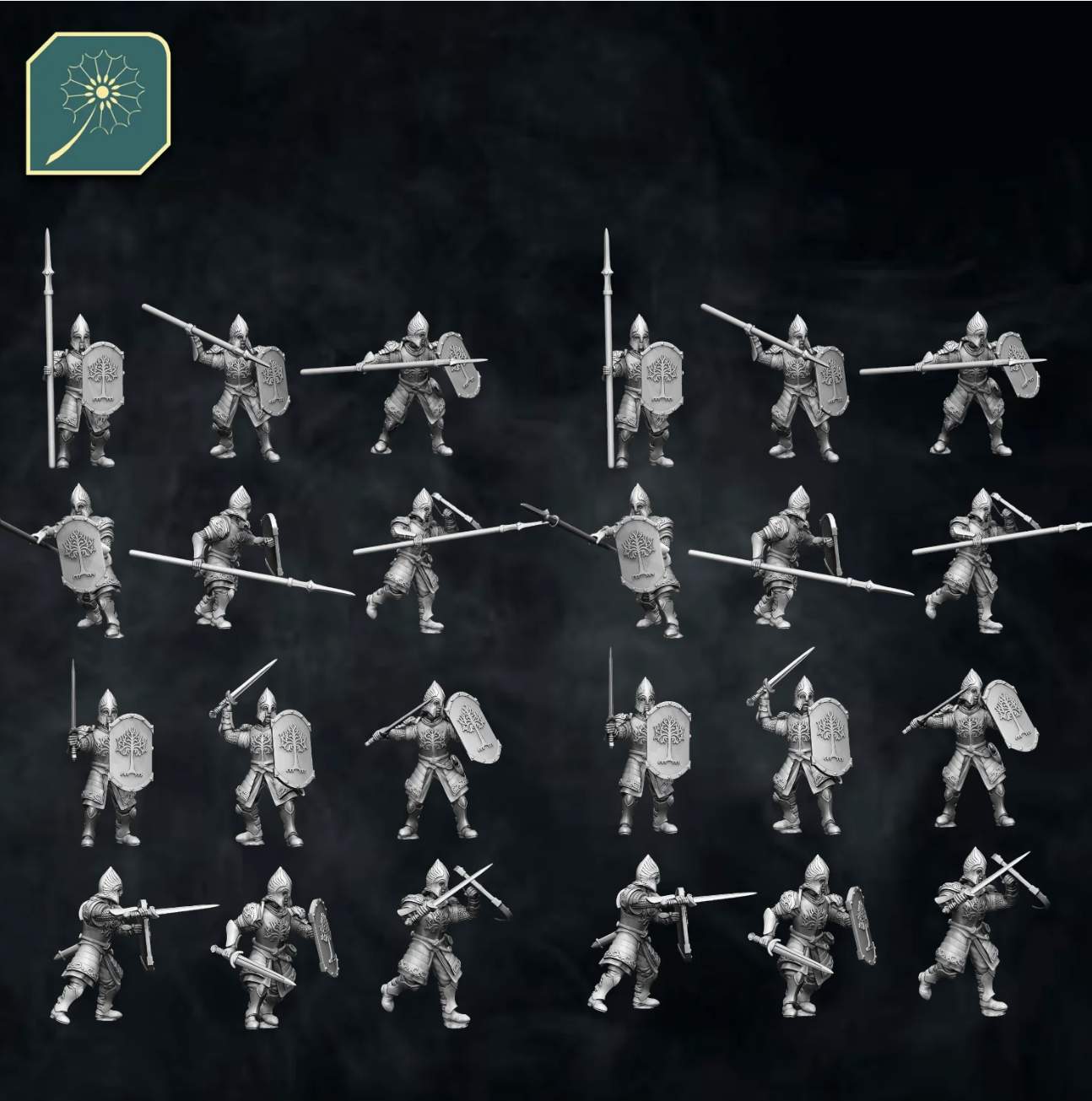 Soldiers of the Guard Tower - Warrior Pack