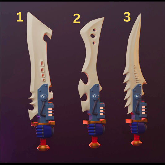 Grim Dark Bug-Hunter Marine Swords