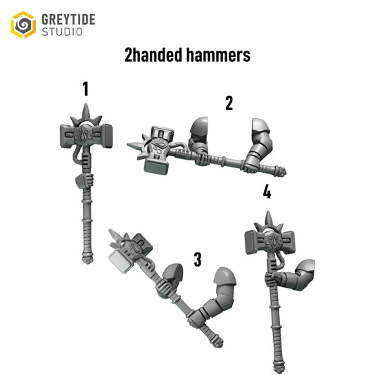 Crimson Lords 2-Handed Hammers
