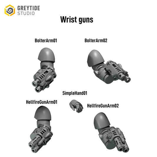 Crimson Lords Wrist Guns