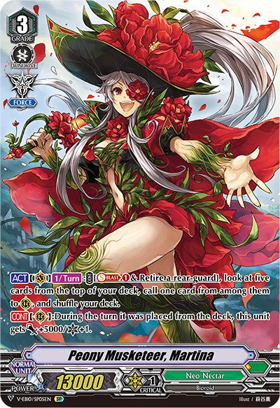 Peony Musketeer, Martina (V-EB10/SP05EN) [The Mysterious Fortune]