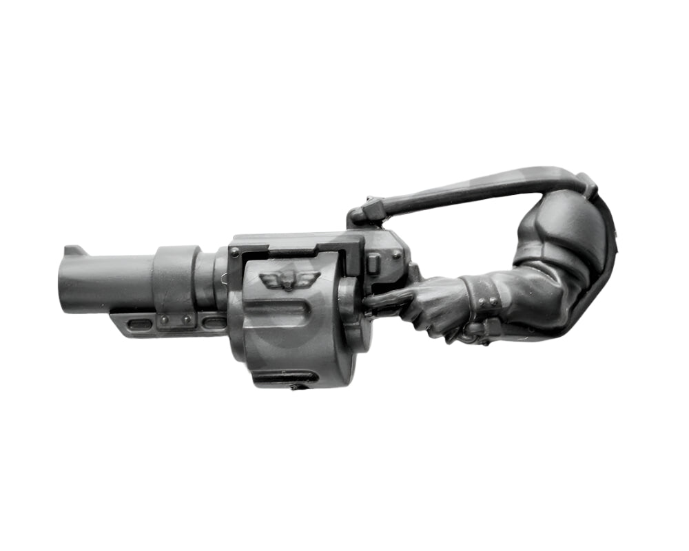 Astra Militarum Cadian Command Squad Grenade Launcher A