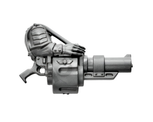 Astra Militarum Cadian Command Squad Grenade Launcher B