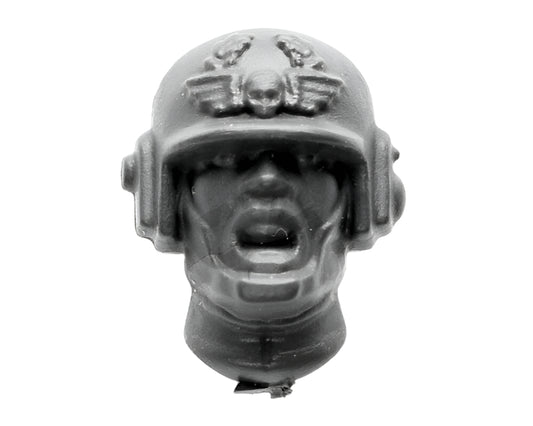 Astra Militarum Cadian Command Squad Head A