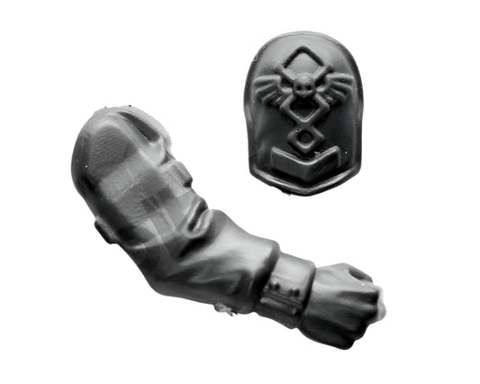 Astra Militarum Cadian Command Squad Right Arm F (2)