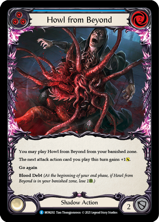 Howl from Beyond (Blue) [MON202-RF] (Monarch)  1st Edition Rainbow Foil