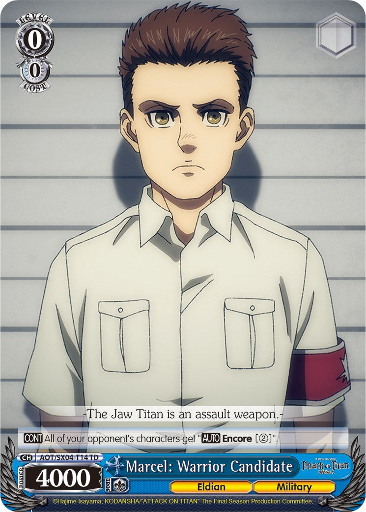 Marcel: Warrior Candidate [Attack On Titan: Final Season]