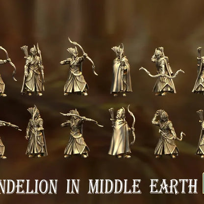 Golden Wood Elf Footmen (Bowmen)