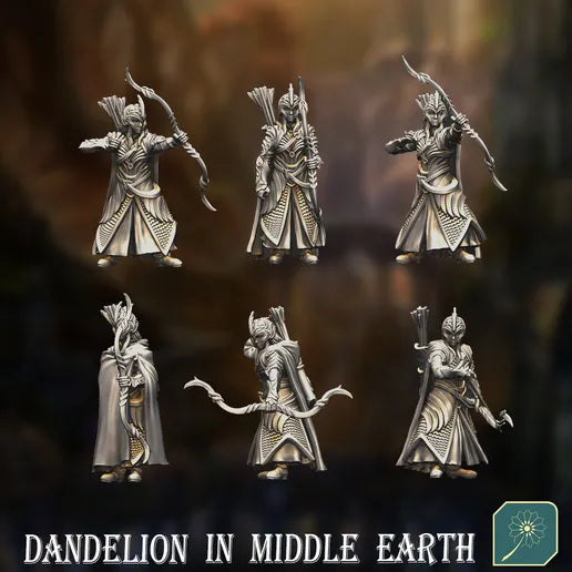Golden Wood Elf Footmen (Bowmen)