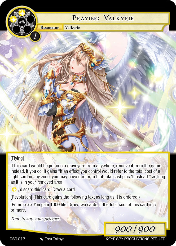 Praying Valkyrie (DSD-017) [Starter Deck: Villains]