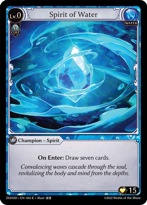 Spirit of Water (002) [Dawn of Ashes: Starter Decks]