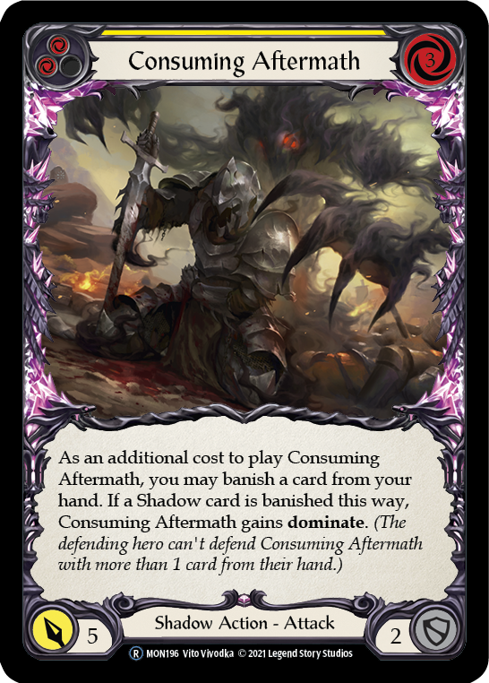 Consuming Aftermath (Yellow) [U-MON196] (Monarch Unlimited)  Unlimited Normal