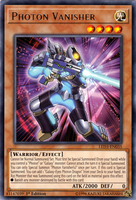 Photon Vanisher [LED3-EN035] Rare