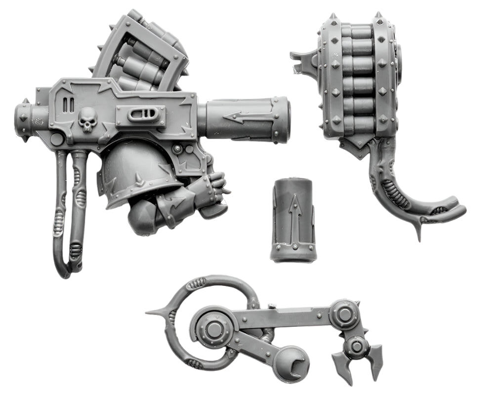 Chaos Space Marine Havocs Missile Launcher (4)